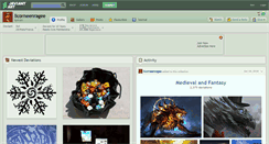Desktop Screenshot of licorneenragee.deviantart.com