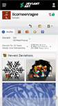 Mobile Screenshot of licorneenragee.deviantart.com