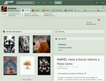 Tablet Screenshot of elramos.deviantart.com