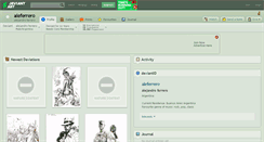 Desktop Screenshot of aleferrero.deviantart.com