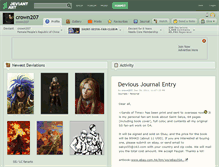 Tablet Screenshot of crown207.deviantart.com