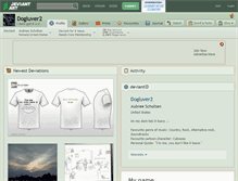 Tablet Screenshot of dogluver2.deviantart.com