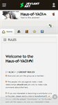 Mobile Screenshot of haus-of-yaoi.deviantart.com