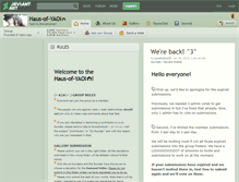 Tablet Screenshot of haus-of-yaoi.deviantart.com