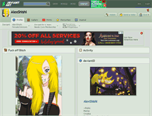 Tablet Screenshot of alexshishi.deviantart.com