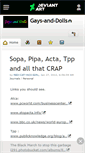 Mobile Screenshot of gays-and-dolls.deviantart.com
