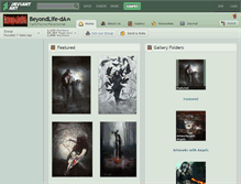 Tablet Screenshot of beyondlife-da.deviantart.com