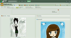 Desktop Screenshot of deathnote162.deviantart.com