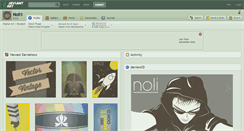 Desktop Screenshot of noli1.deviantart.com