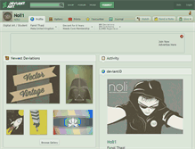 Tablet Screenshot of noli1.deviantart.com
