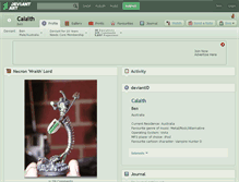 Tablet Screenshot of calaith.deviantart.com