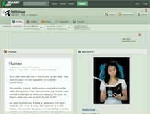 Tablet Screenshot of lizilicious.deviantart.com