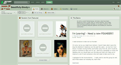 Desktop Screenshot of beautifully-bloody.deviantart.com