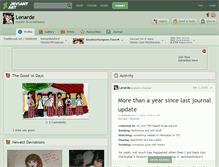 Tablet Screenshot of lenarde.deviantart.com