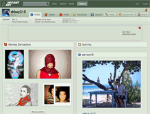 Tablet Screenshot of drboy215.deviantart.com