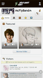 Mobile Screenshot of mcflyband.deviantart.com