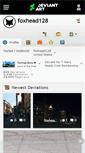 Mobile Screenshot of foxhead128.deviantart.com