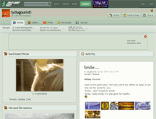 Tablet Screenshot of lydiagourioti.deviantart.com