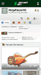 Mobile Screenshot of ninjafalcon90.deviantart.com