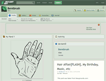 Tablet Screenshot of beretbrush.deviantart.com
