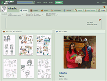 Tablet Screenshot of kukachu.deviantart.com