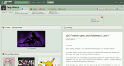 Desktop Screenshot of fang-himura.deviantart.com