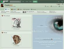 Tablet Screenshot of chassie.deviantart.com
