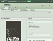 Tablet Screenshot of friesepoort.deviantart.com