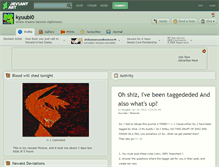 Tablet Screenshot of kyuubi0.deviantart.com