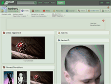 Tablet Screenshot of horineru.deviantart.com