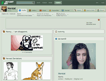 Tablet Screenshot of norstat.deviantart.com