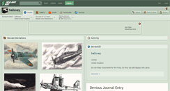 Desktop Screenshot of hallovey.deviantart.com