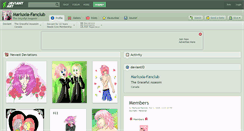 Desktop Screenshot of marluxia-fanclub.deviantart.com