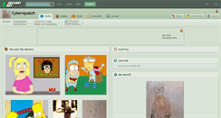 Desktop Screenshot of cybersquatch.deviantart.com
