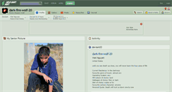 Desktop Screenshot of dark-fire-wolf-20.deviantart.com
