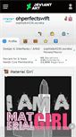 Mobile Screenshot of ohperfectswift.deviantart.com