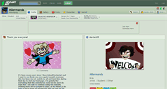 Desktop Screenshot of mllermanda.deviantart.com