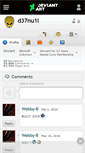 Mobile Screenshot of d37nu1l.deviantart.com