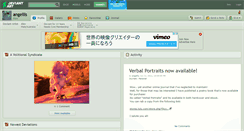 Desktop Screenshot of angellis.deviantart.com