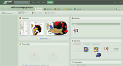 Desktop Screenshot of anti-knuxouge-group.deviantart.com