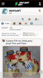 Mobile Screenshot of eponyart.deviantart.com