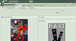 Desktop Screenshot of dragonalchemist63.deviantart.com