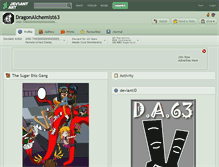 Tablet Screenshot of dragonalchemist63.deviantart.com