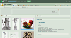 Desktop Screenshot of cake-invasion.deviantart.com