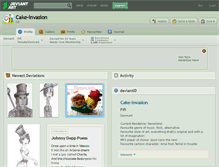 Tablet Screenshot of cake-invasion.deviantart.com