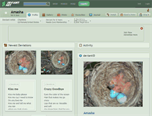 Tablet Screenshot of amasha.deviantart.com