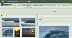 Desktop Screenshot of deepresonance.deviantart.com