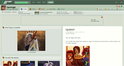 Desktop Screenshot of gamingal.deviantart.com