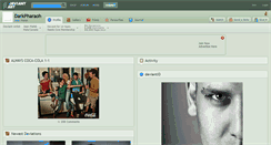 Desktop Screenshot of darkpharaoh.deviantart.com