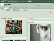 Tablet Screenshot of darkpharaoh.deviantart.com